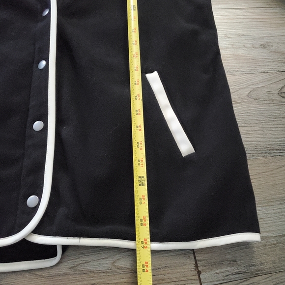 SUSAN GRAVER WEEKEND snap fleece contrast trim L - Picture 11 of 11